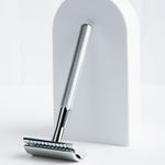 Silver Safety Razor